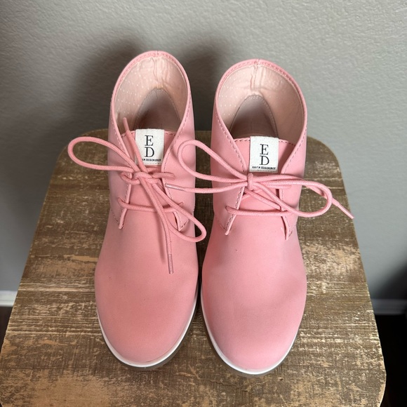 New ED Ellen DeGeneres Strawberry Pink Korie Boot - Picture 4 of 11